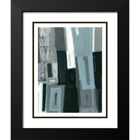 Apt. 3 II Black Modern Wood Framed Art Print with Double Matting by Wyatt Jr., Norman