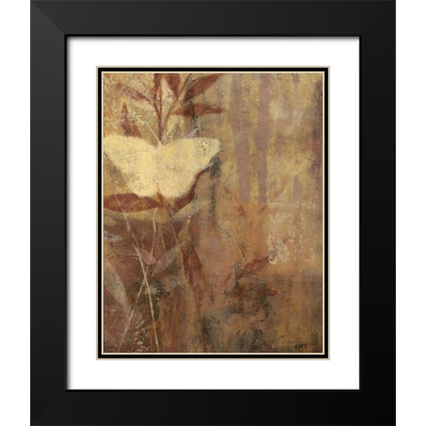 Copper Meadows I Black Modern Wood Framed Art Print with Double Matting by Wyatt Jr., Norman