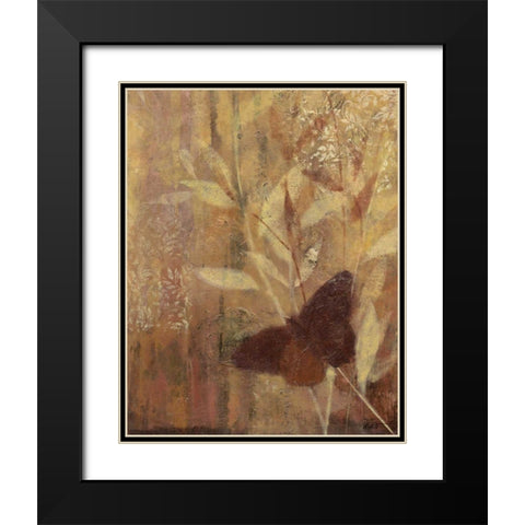 Copper Meadows II Black Modern Wood Framed Art Print with Double Matting by Wyatt Jr., Norman