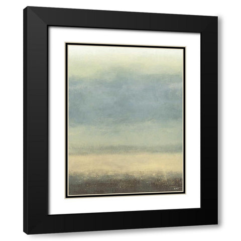 Coastal Rain I Black Modern Wood Framed Art Print with Double Matting by Wyatt Jr., Norman