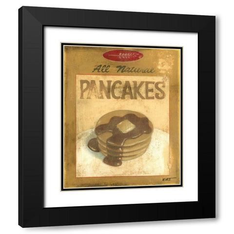 Pancake Mix Black Modern Wood Framed Art Print with Double Matting by Wyatt Jr., Norman