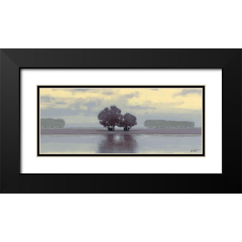 Lake Amethyst I Black Modern Wood Framed Art Print with Double Matting by Wyatt Jr., Norman