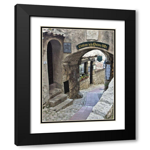 Cobbled Walkway I Black Modern Wood Framed Art Print with Double Matting by Perry, Rachel