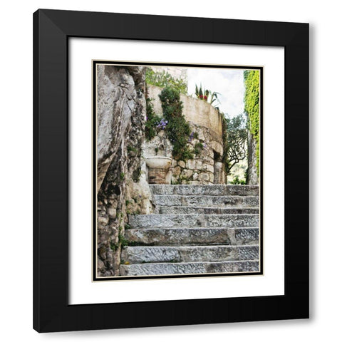 Cobbled Walkway III Black Modern Wood Framed Art Print with Double Matting by Perry, Rachel