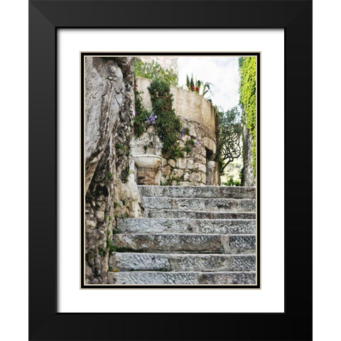 Cobbled Walkway III Black Modern Wood Framed Art Print with Double Matting by Perry, Rachel