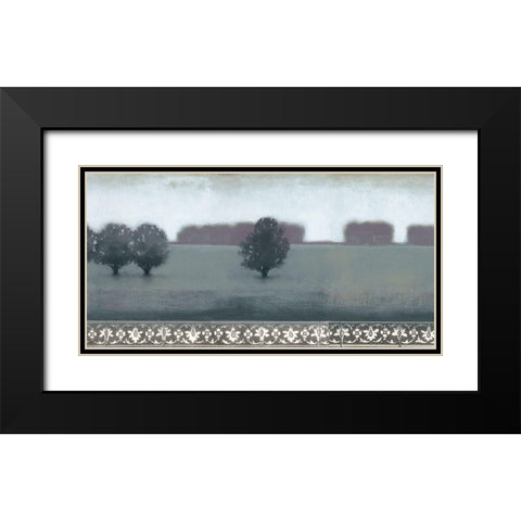 Smoky Dawn II Black Modern Wood Framed Art Print with Double Matting by Wyatt Jr., Norman