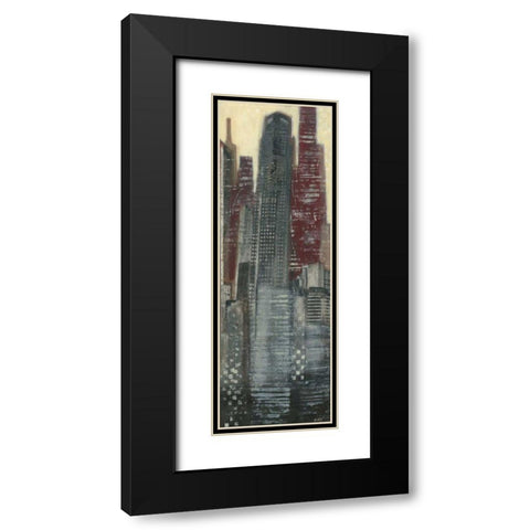 Urban Landscape I Black Modern Wood Framed Art Print with Double Matting by Wyatt Jr., Norman