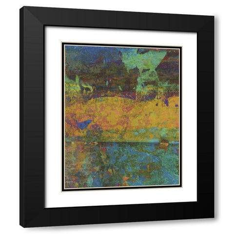 Golden Light I Black Modern Wood Framed Art Print with Double Matting by Mountain Ricki