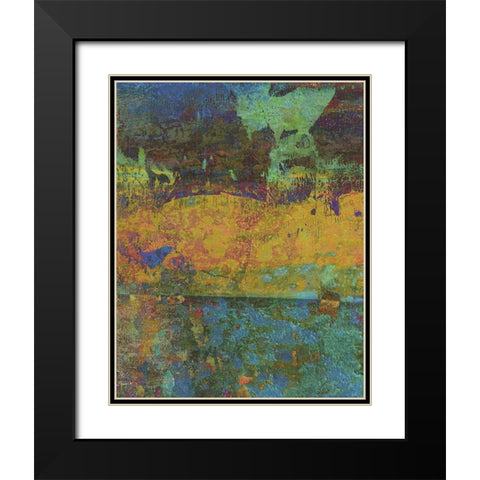 Golden Light I Black Modern Wood Framed Art Print with Double Matting by Mountain Ricki