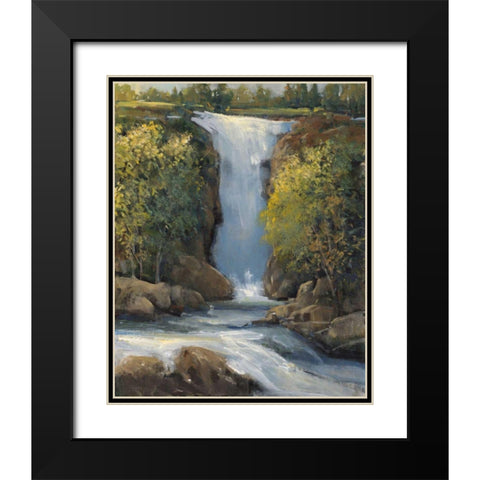 Snow Melt I Black Modern Wood Framed Art Print with Double Matting by OToole, Tim