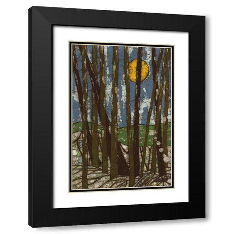 Longwood  Black Modern Wood Framed Art Print with Double Matting by Davis, Andrea