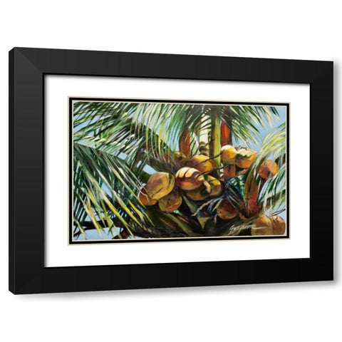 Los Cocos Black Modern Wood Framed Art Print with Double Matting by Wilkins, Suzanne