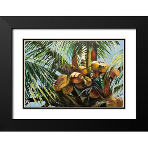 Los Cocos Black Modern Wood Framed Art Print with Double Matting by Wilkins, Suzanne