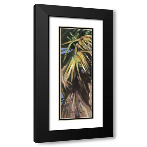 Wild Palm I Black Modern Wood Framed Art Print with Double Matting by Wilkins, Suzanne