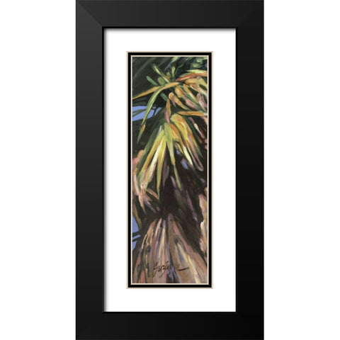 Wild Palm I Black Modern Wood Framed Art Print with Double Matting by Wilkins, Suzanne