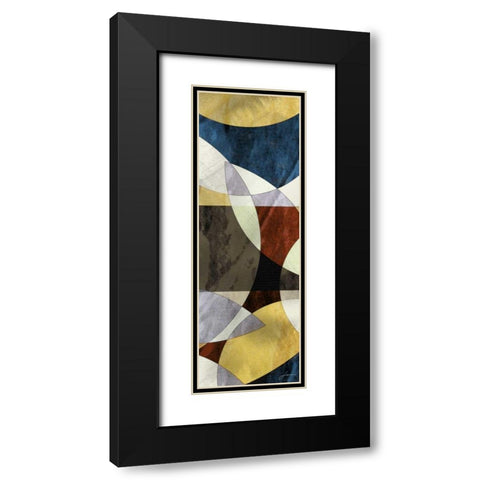 Elliptic Path II Black Modern Wood Framed Art Print with Double Matting by Burghardt, James