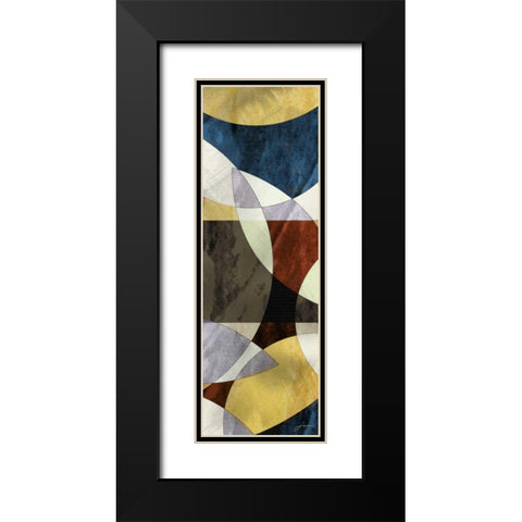 Elliptic Path II Black Modern Wood Framed Art Print with Double Matting by Burghardt, James
