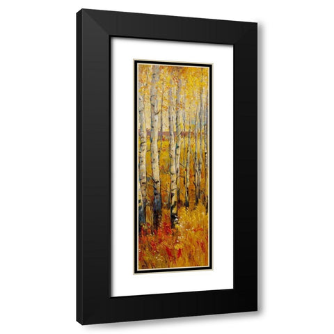 Vivid Birch Forest II Black Modern Wood Framed Art Print with Double Matting by OToole, Tim