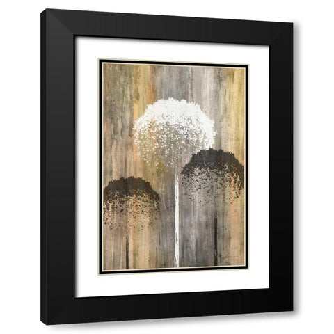 Rustic Garden I Black Modern Wood Framed Art Print with Double Matting by Burghardt, James