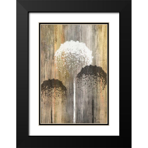 Rustic Garden I Black Modern Wood Framed Art Print with Double Matting by Burghardt, James