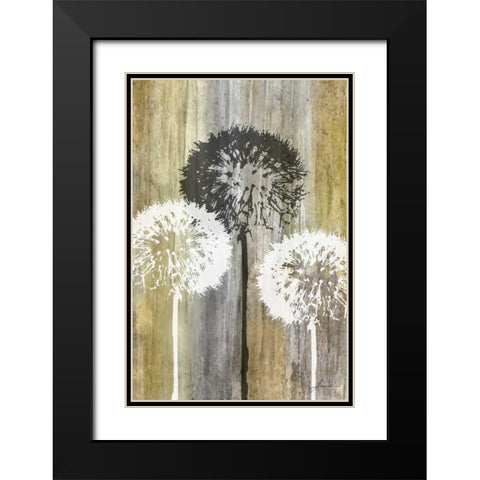 Rustic Garden II Black Modern Wood Framed Art Print with Double Matting by Burghardt, James