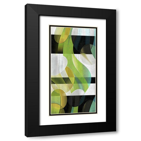 Sea Life Panel II Black Modern Wood Framed Art Print with Double Matting by Burghardt, James