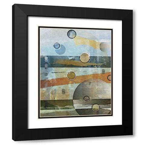 Thru the Atmosphere I Black Modern Wood Framed Art Print with Double Matting by Burghardt, James