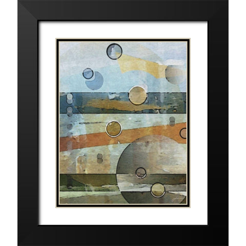 Thru the Atmosphere I Black Modern Wood Framed Art Print with Double Matting by Burghardt, James