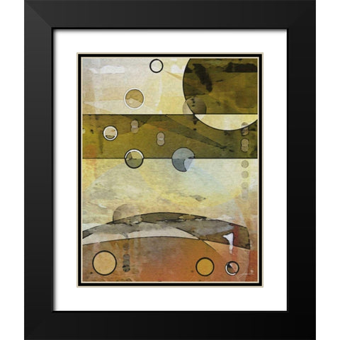 Thru the Atmosphere II Black Modern Wood Framed Art Print with Double Matting by Burghardt, James