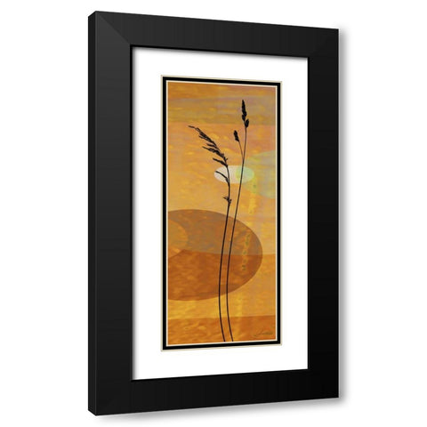 Sunset Duet I Black Modern Wood Framed Art Print with Double Matting by Burghardt, James