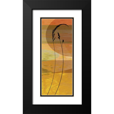 Sunset Duet III Black Modern Wood Framed Art Print with Double Matting by Burghardt, James