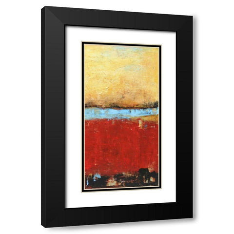 Golden Dawn II Black Modern Wood Framed Art Print with Double Matting by Ashley, Erin