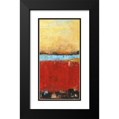 Golden Dawn II Black Modern Wood Framed Art Print with Double Matting by Ashley, Erin