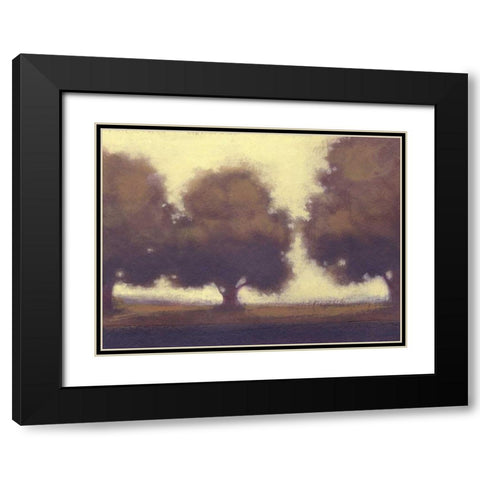 Calm Meadow II Black Modern Wood Framed Art Print with Double Matting by Wyatt Jr., Norman