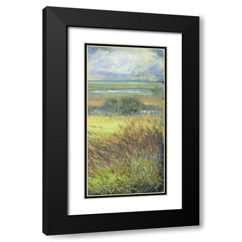Shimmering Marsh II Black Modern Wood Framed Art Print with Double Matting by Thomas, H.