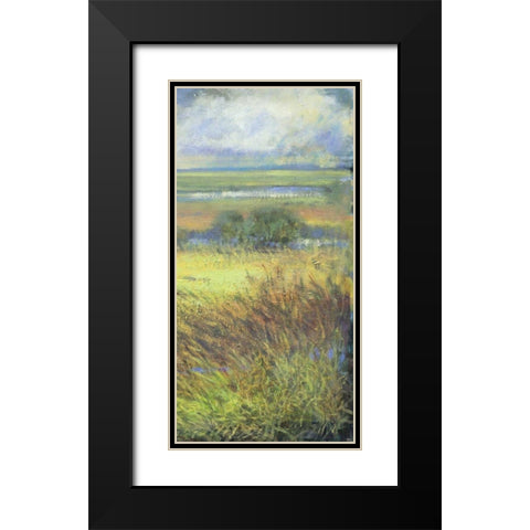 Shimmering Marsh II Black Modern Wood Framed Art Print with Double Matting by Thomas, H.