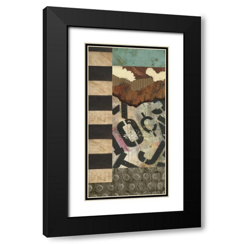 Urban Mix I Black Modern Wood Framed Art Print with Double Matting by Higby, Jason