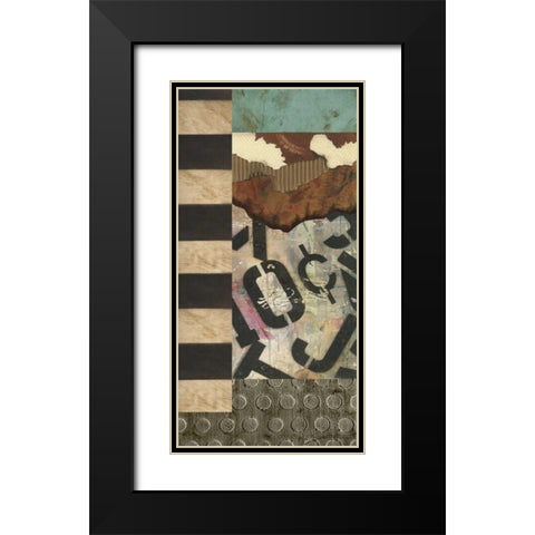 Urban Mix I Black Modern Wood Framed Art Print with Double Matting by Higby, Jason