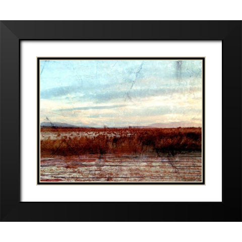 Morning Calm I Black Modern Wood Framed Art Print with Double Matting by Harrington, Danielle