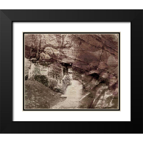 Constant II Black Modern Wood Framed Art Print with Double Matting by Harrington, Danielle