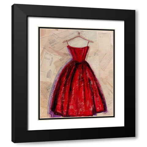 Fashion Designed II Black Modern Wood Framed Art Print with Double Matting by Copeman, Pamela