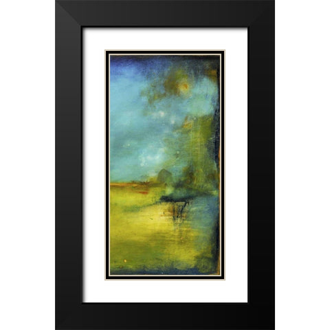 Midnight Jewel II Black Modern Wood Framed Art Print with Double Matting by Ashley, Erin