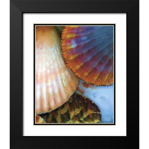 Shell Extraction IV Black Modern Wood Framed Art Print with Double Matting by Henry, Lola