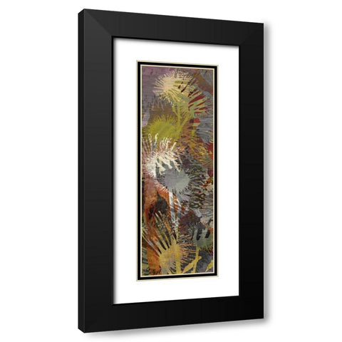 Thistle Panel I Black Modern Wood Framed Art Print with Double Matting by Burghardt, James