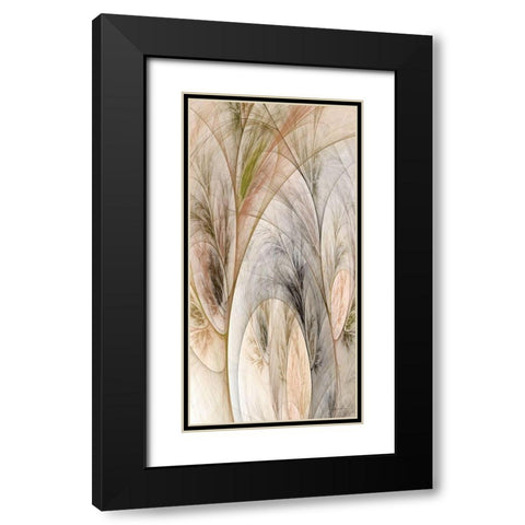 Fractal Grass I Black Modern Wood Framed Art Print with Double Matting by Burghardt, James