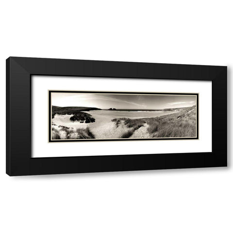 The Wind in the Dunes II Black Modern Wood Framed Art Print with Double Matting by Bay, Noah