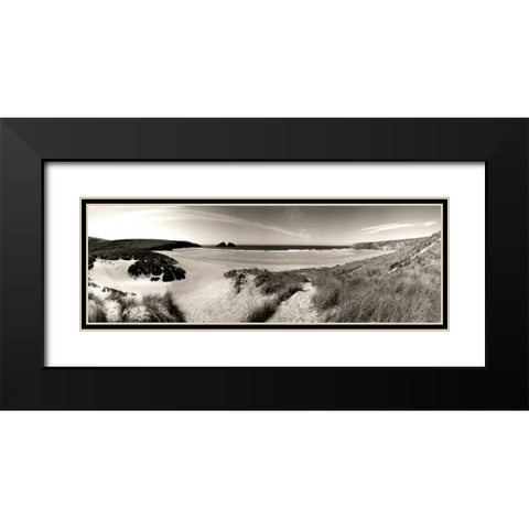 The Wind in the Dunes II Black Modern Wood Framed Art Print with Double Matting by Bay, Noah