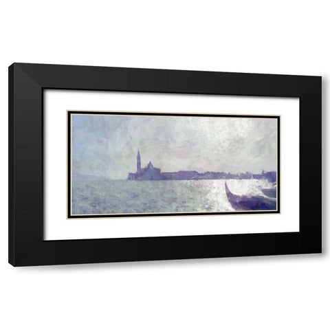 Venice Light II Black Modern Wood Framed Art Print with Double Matting by Bay, Noah