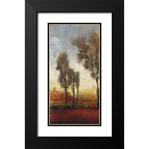 Tall Trees I Black Modern Wood Framed Art Print with Double Matting by OToole, Tim