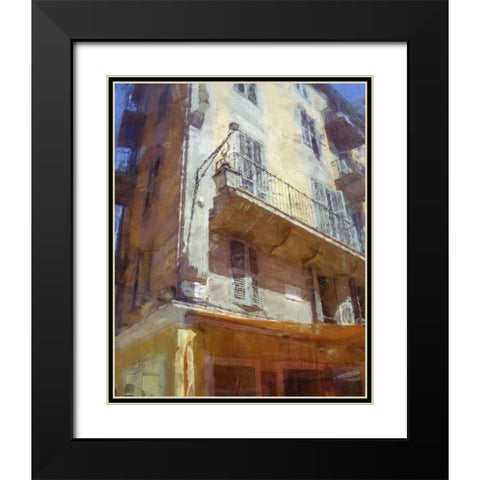 Brasserie II Black Modern Wood Framed Art Print with Double Matting by Bay, Noah